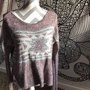 Hollister tribal sweater